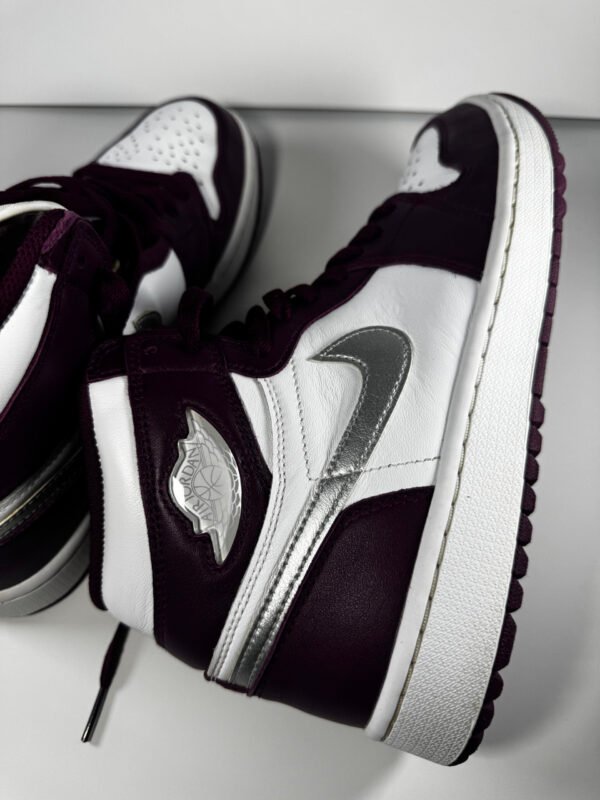 Nike Air Jordan 1 High Golf Bordeaux White Silver DQ0660-103 Men's Size 9.5