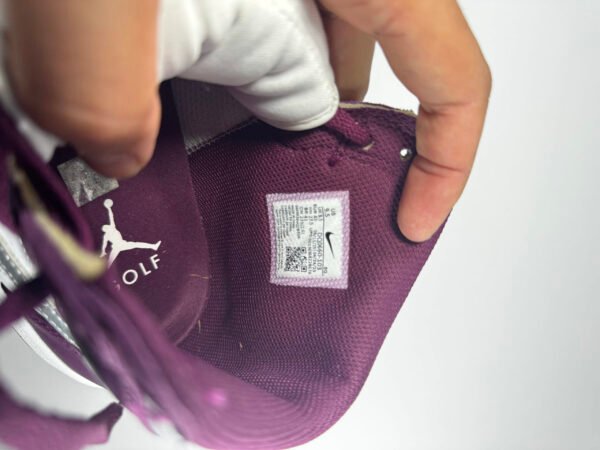 Nike Air Jordan 1 High Golf Bordeaux White Silver DQ0660-103 Men's Size 9.5