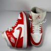 IMG_2935 Nike Air Jordan 1 Mid Gym Red White BQ6472-116 Youth Size 8Y / Women's 9.5