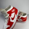 IMG_2938 Nike Air Jordan 1 Mid Gym Red White BQ6472-116 Youth Size 8Y / Women's 9.5