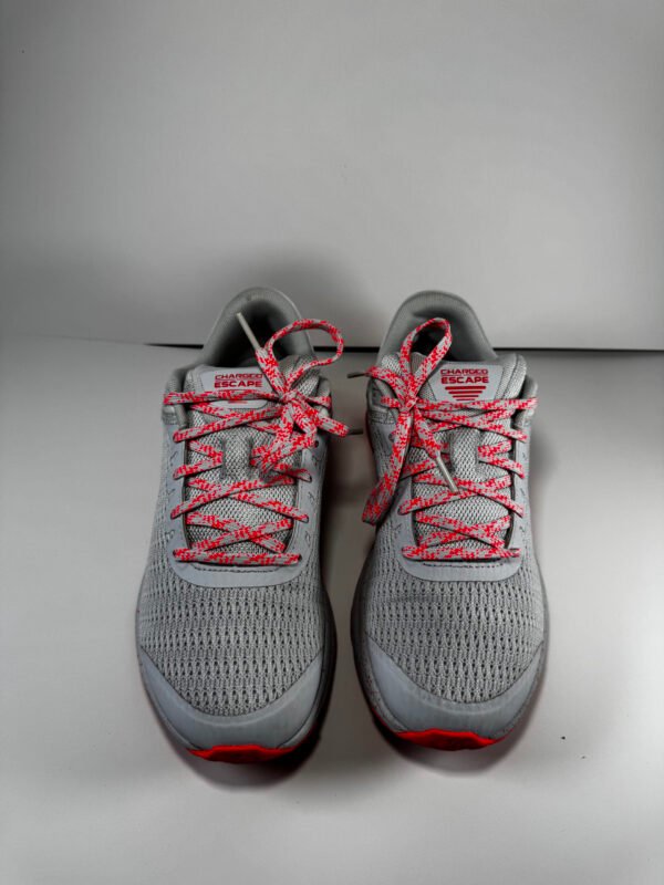 Under Armour Charged Escape 3 Gray Red Running Shoes 3021966-106 Women's Size 8