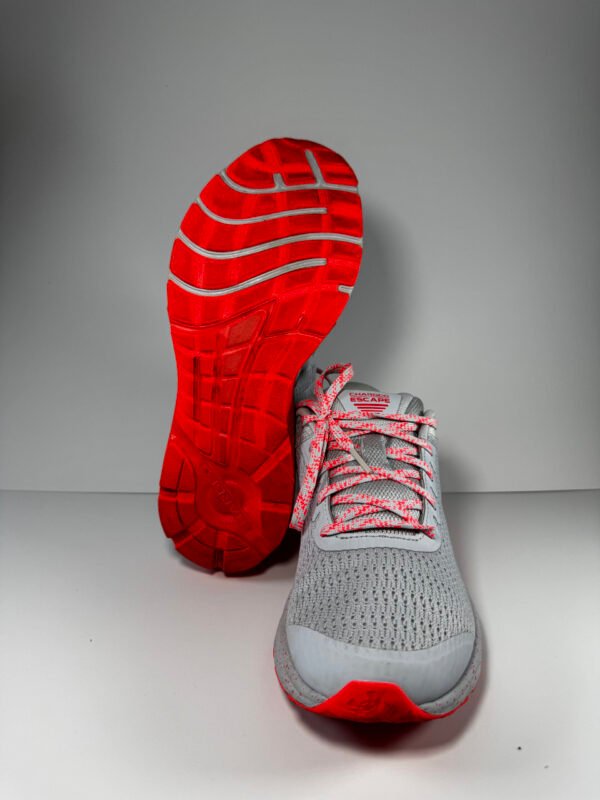 Under Armour Charged Escape 3 Gray Red Running Shoes 3021966-106 Women's Size 8