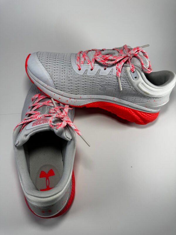 Under Armour Charged Escape 3 Gray Red Running Shoes 3021966-106 Women's Size 8